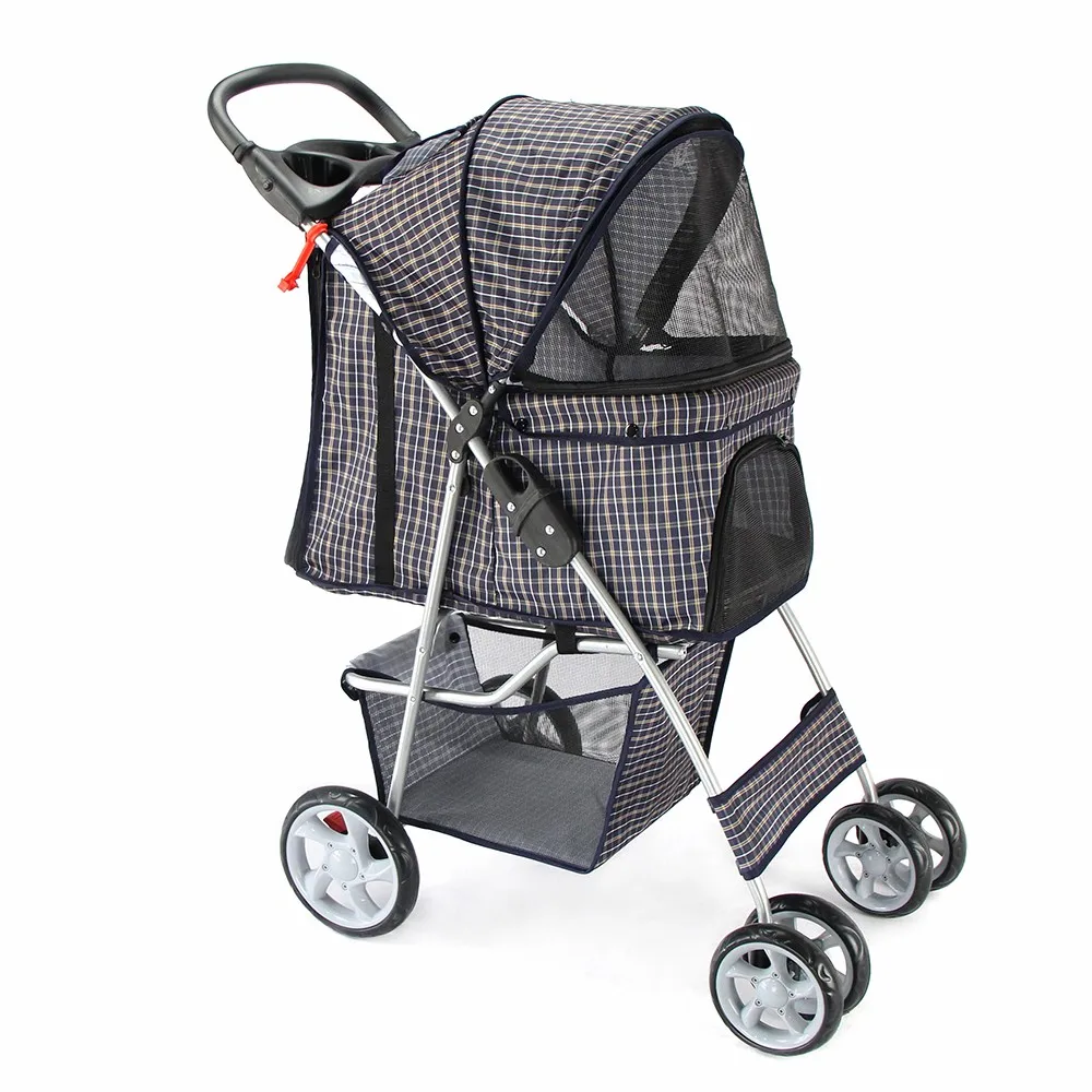 Uns Faltbare Portabel Plaid Blau Hunde Katzen Kinderwagen 4