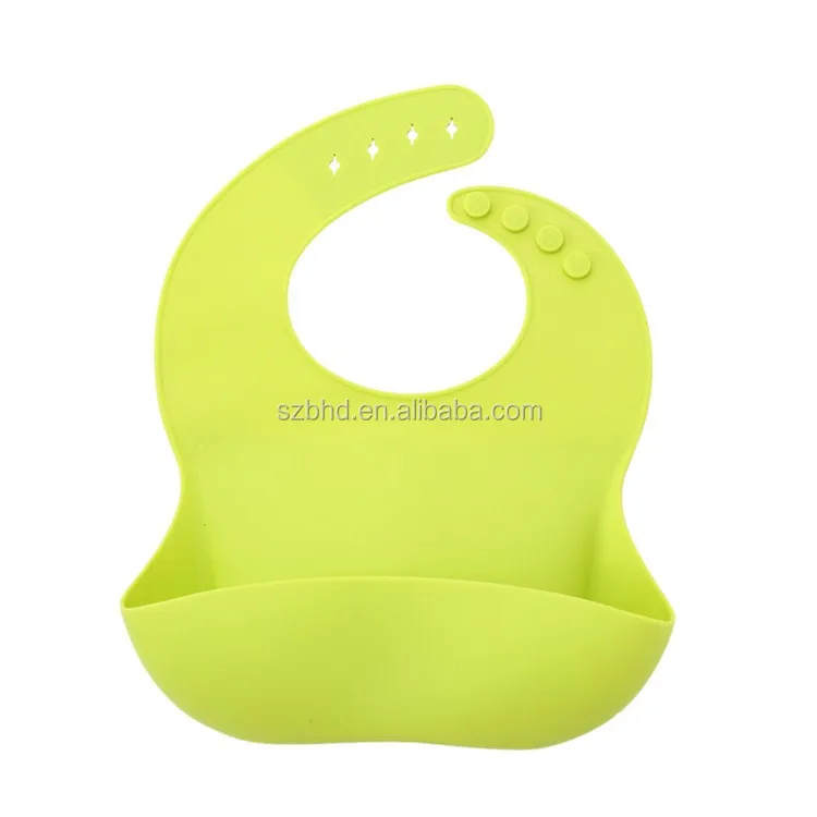 Soft Cute And BPA Free baby silicone bib.jpg