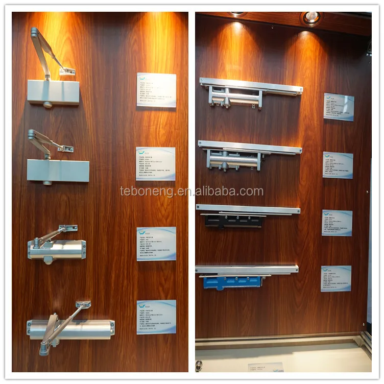 DC1500-B High Quality CAM Type Of Concealed Cast-iron Door Closer Barrier-free Hold-open Sliding Hidden Door Accessories
