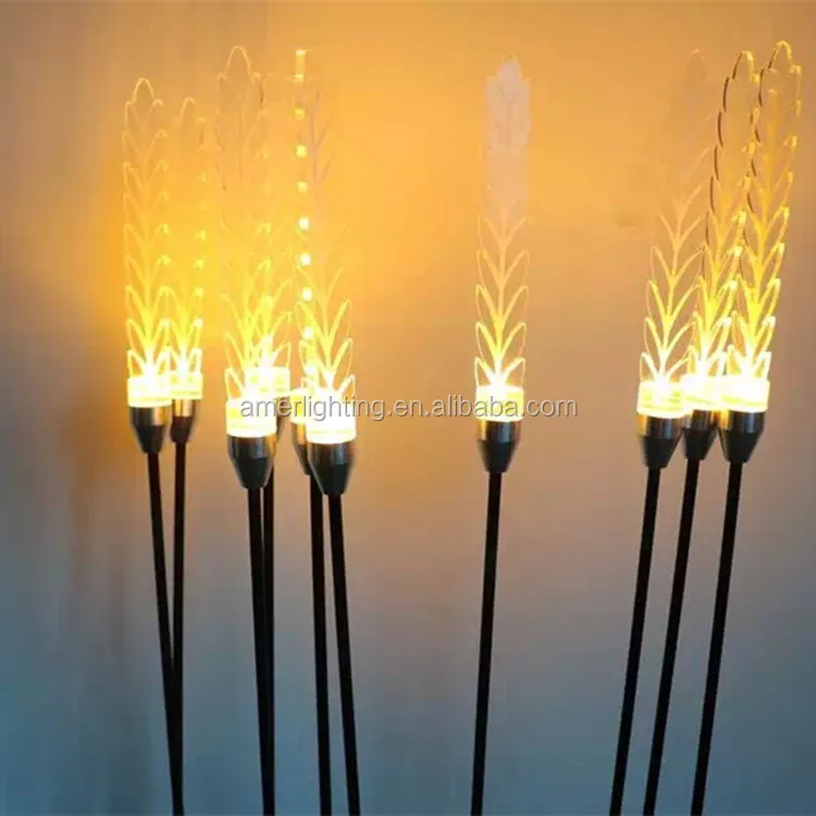 Height 80cm acrylic warm white wheat led garden light