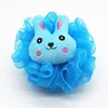 2019 new design flower mesh / net bath shower sponge ball with cloth doll