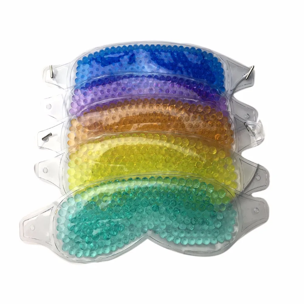 Eye Mask Gel Ice Pack With Beads Gel Balls Reusable Hot Cold Eye Mask