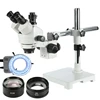 3.5X 90X Single Boom Stand Trinocular Stereo Microscope