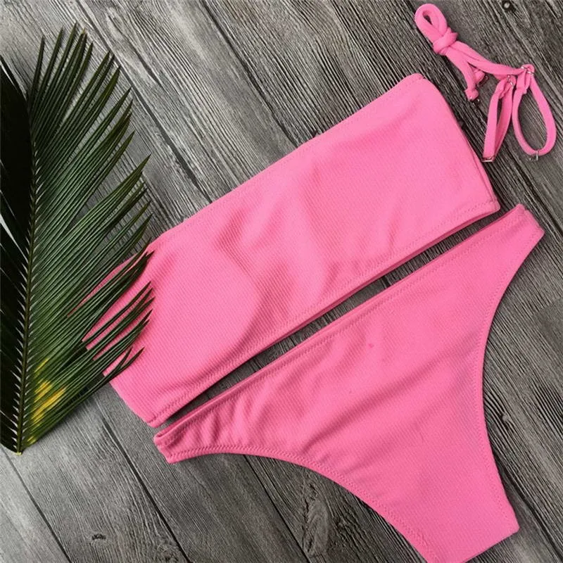 tube top bikini set