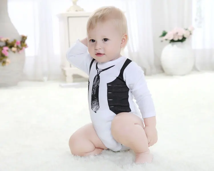 Spanish Baby Clothing Long Sleeve Handsome Boys Newborn Bodysuit Buy