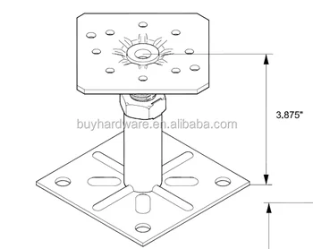 High Quality Low Price Carbon Steel Adjustable Raised Access Floor