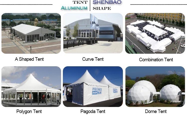 Industrial giant exhibition tent with ABS wall