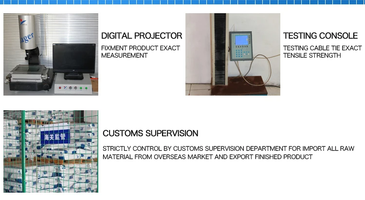 Mountable Head Cable Ties, Black Double Locking Cable Ties UV
