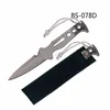 fixed blade titanium dive knife with nylon sheath