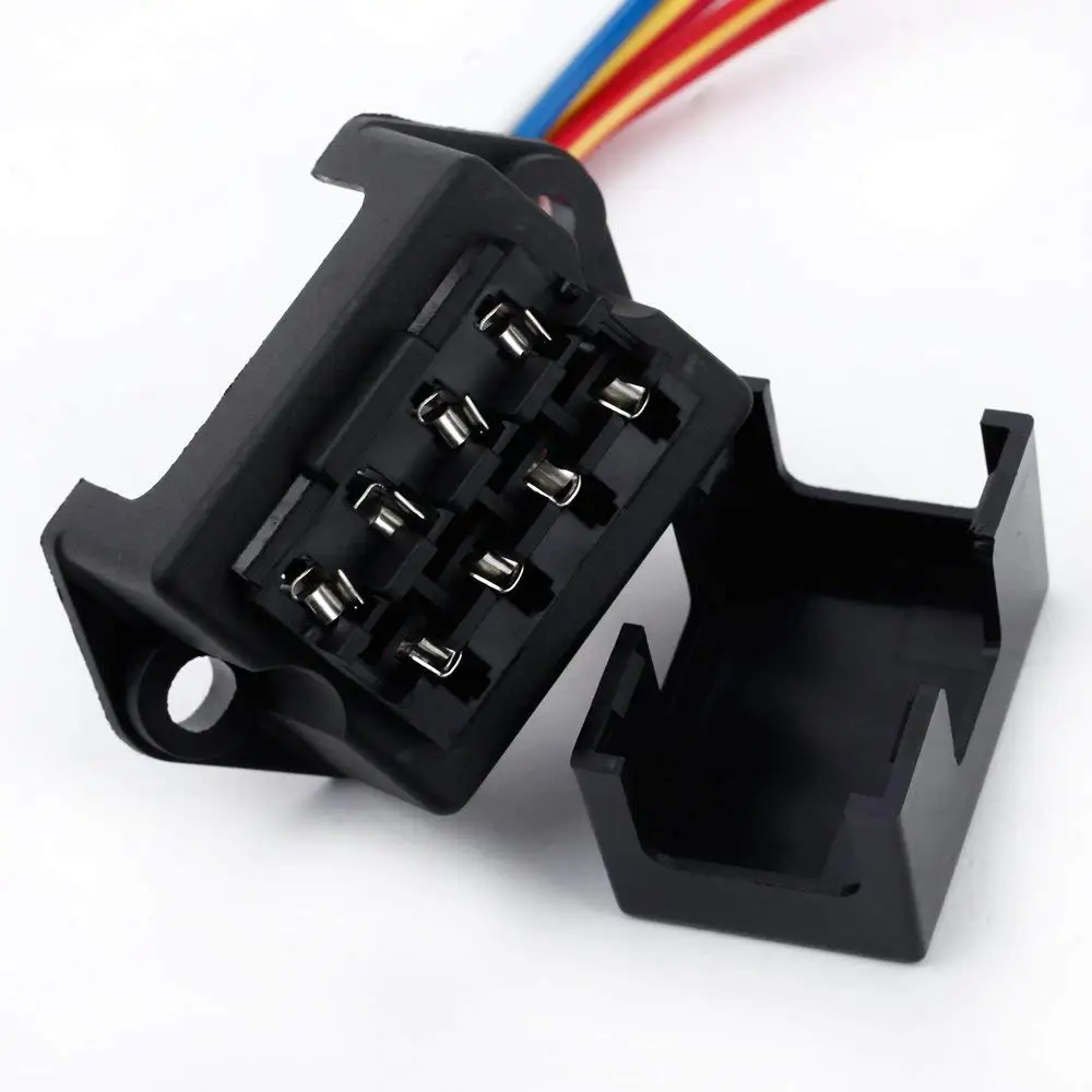 KKmoon 12 Way DC32V Circuit Blade Fuse Box Fuse Block Fuse Holder ATC ATO 2-input 12-ouput Wire for Bus Ship Tanker Trailer Car Coat Auto