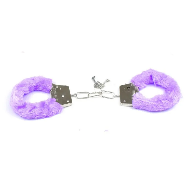 Sexy Toy Handcuffs Up Furry Fuzzy Slave Hand Ring Ankle Cuffs Restraint