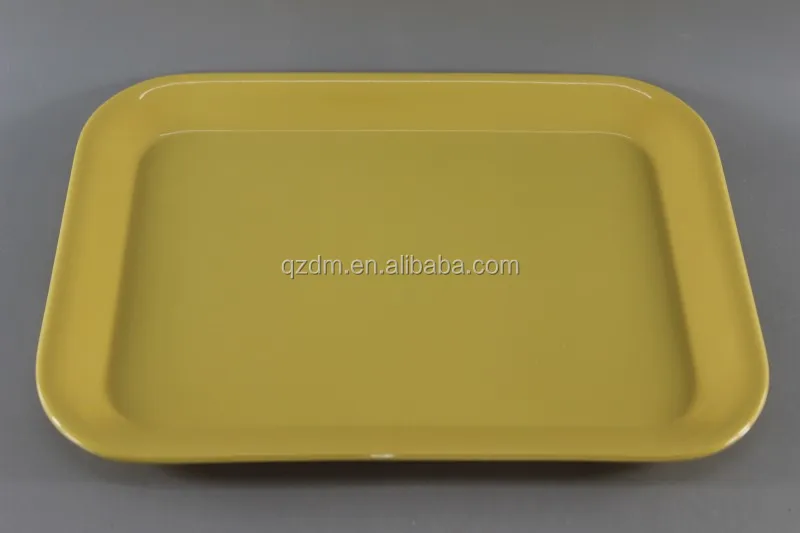 Melamine Square Tray , Solid Color Samll Tray 29x22cm