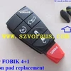 3+1 button key pad replacement for chry FOBIK key