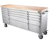Hot sale 72"15 drawers stainless steel csps tool chest