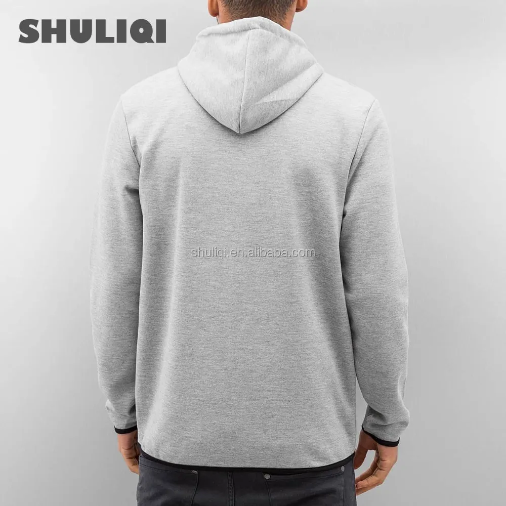 New 2016 Blank Zip Up Grey Hoodies 100 Cotton Hoodie Printed Logo On Left Chest Wholesale Buy