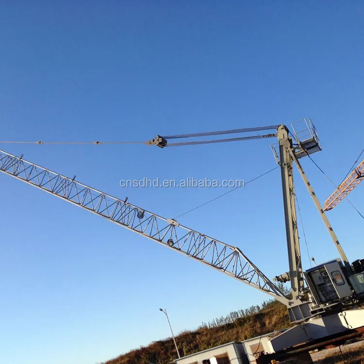 Chinese manufacture types of roof tower crane machine lifting