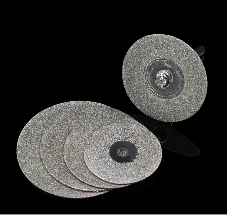 Diamond Cutting Wheel 10pcs with Mandrel (3mm) 2pcs For Dremel Rotary Tool