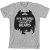 Funny Men'S Beard T Shirt My Beard Just Started Growing Tshirt Soft Cotton Casual Pattern Print Tee Summer Fashion