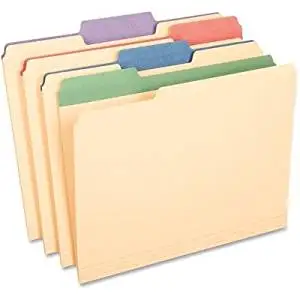 Pendaflex Top Tab File Folder - Letter - 8.50quot; Width x 11quot; Length Sheet Size - 225 Sheet Capacity - 0.75quot; Expansion - 1/3 Tab Cut - 11 pt. - Manila - Assorted - 50 / Box