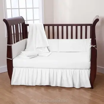 white crib set