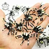Terror Evil Do Frightening Simulation White FLOWER Spider Halloween April Fools' Day Bulk Toys