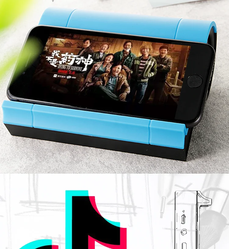 AZ04 Tik Tok Note Shape Wireless Charger BT Speaker - ANKUX.COM
