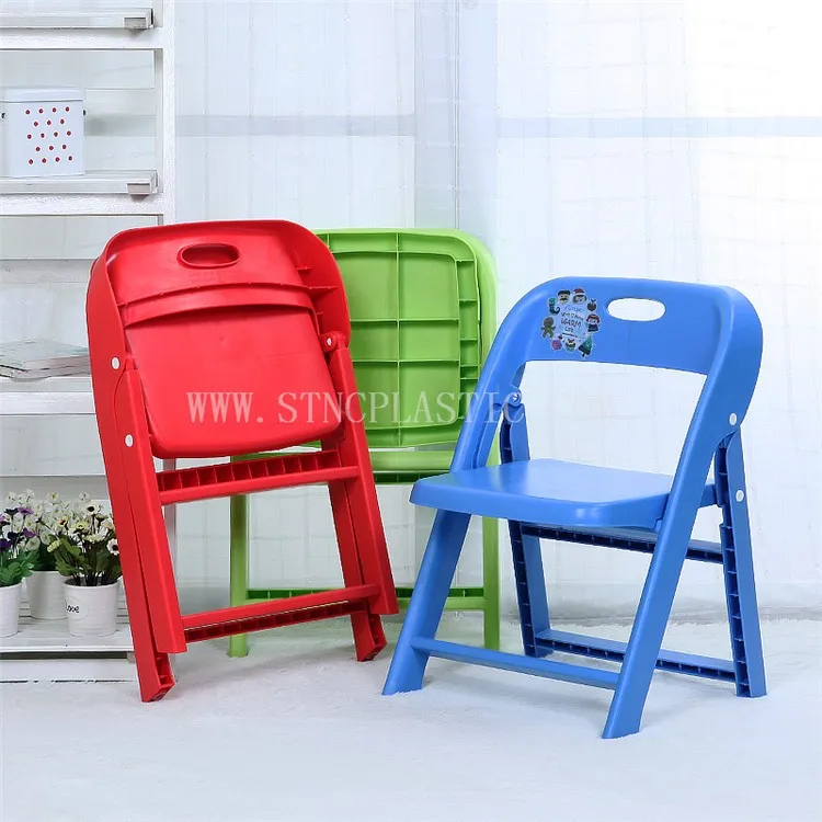 blue plastic folding chairs