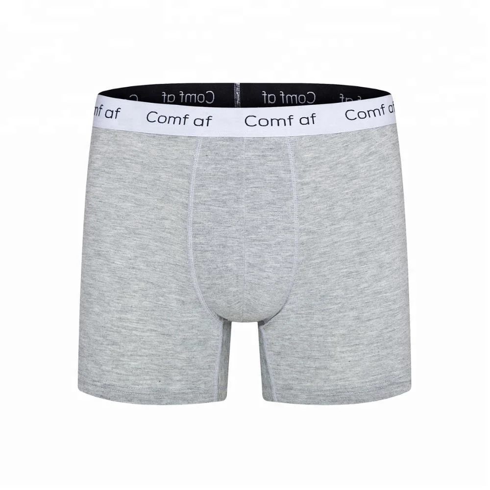 6 pr Mens Boxer Briefs Cotton Underwear Shorts Color Black//Gray Big /& Tall 7XL