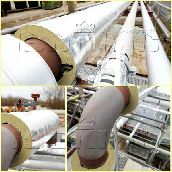 Fire Rated Rock Wool Mineralwool Insulation Pipe 120kg/m3 Buy