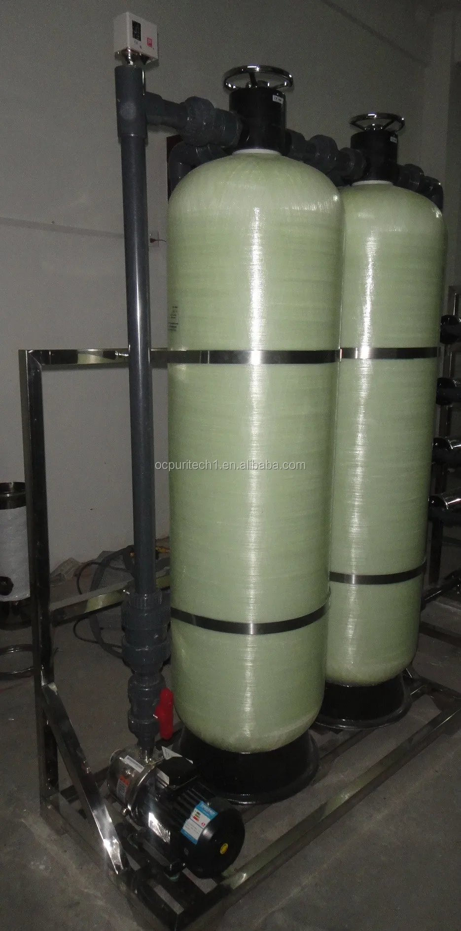 Manual  water treatment system valve Fiberglass Filter Tank