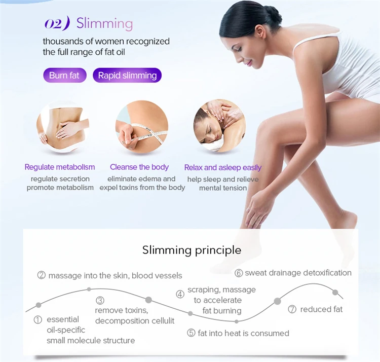 Disaar natural ginseng and Lavender ingredients slimming body shoulder neck Massage essential oil