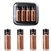 20,000 Recycle Times High Performance 1.5V 650mah Rechargeable AA Battery Pack With Smart Charger