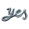 Custom Embroidery Excellent quality letters patches with Embroidery Patches For Clothing