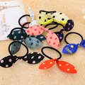 Korean Girls Lovely Elastic Hair Bands Rabbit Ear Kids Hair Rope Women Basic Hair rings Accessories