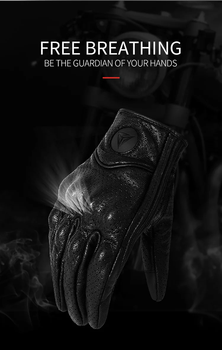 Leather gloves