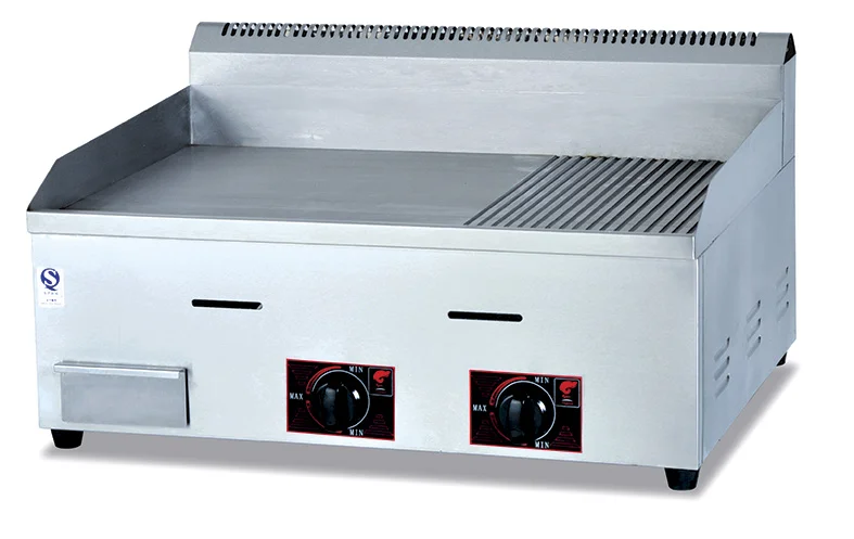 Catering Equipment,Commercial Stainless Steel Flat Plate Gas Grill Griddle