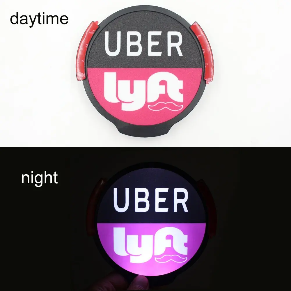 Buy iGig Uber Lyft Backlit LED Tip Rating Sign w/No Smoking No Food No ...