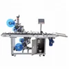 Transocean automatic top and bottom labeling machine for flat product top and side