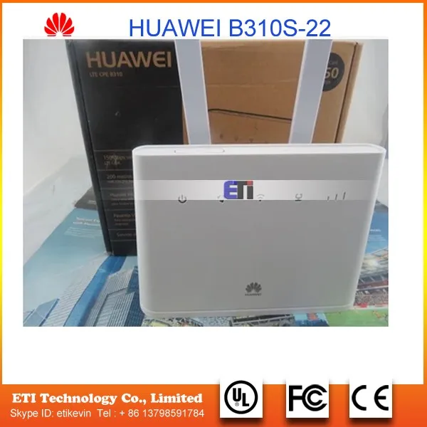 Unlocked Huawei B310 B310s 22 With Antenna 150mbps 4g Lte Cpe Wifi Router Modem With Sim Card 2056