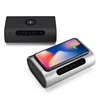 2018 Touch Version Function Wireless Qi Fast Charger with 4000mAh Battery, Dual magnetic Super Bass Bluetooth Player for Home DJ