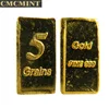 .999 Fine 5 Grains Gold bullion Bars pure gold coins A1