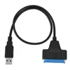 USB 3.0 to 2.5" SATA NoteBook Laptop Hard Disk Drive HDD SSD Internal to External Adapter Converter Cable Cord