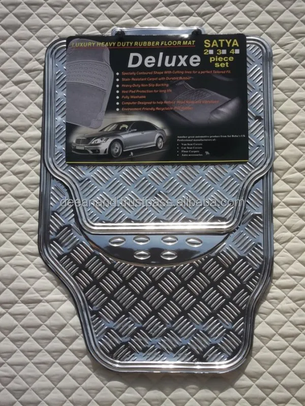 Pvc Rubber Carbon Metallic Plate Car Mats Buy Pvc Rubber Mats