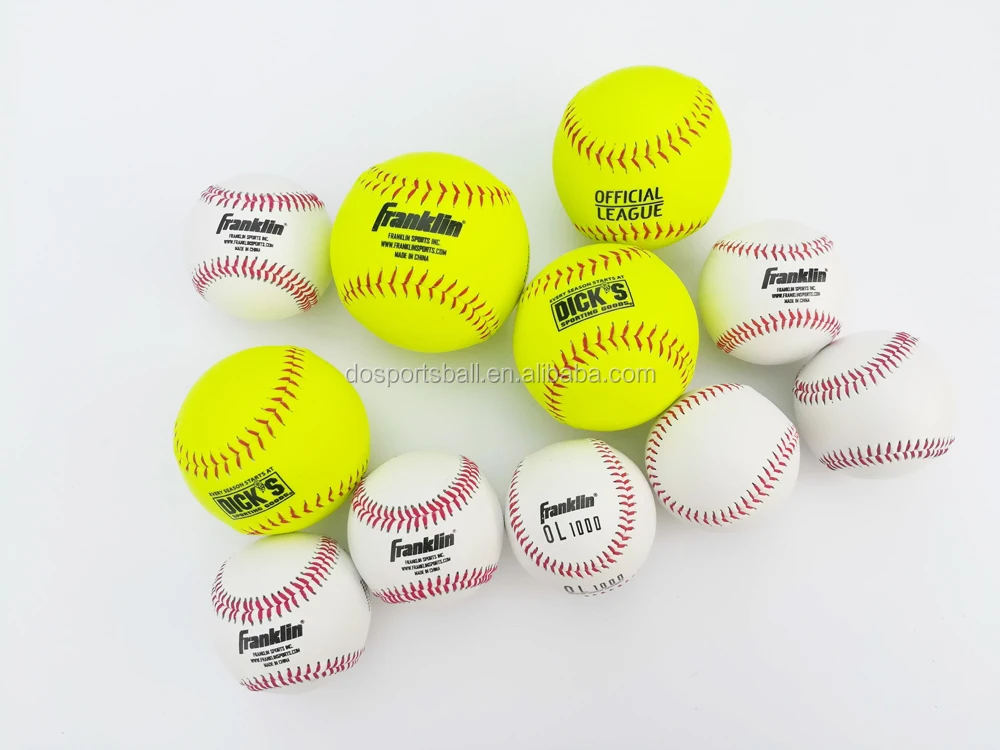 12 Inch Fastpitch Leather Softball With Poly Core.47,375 Lbs ...