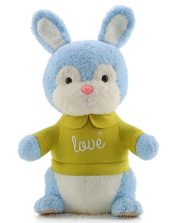 blue plush bunny