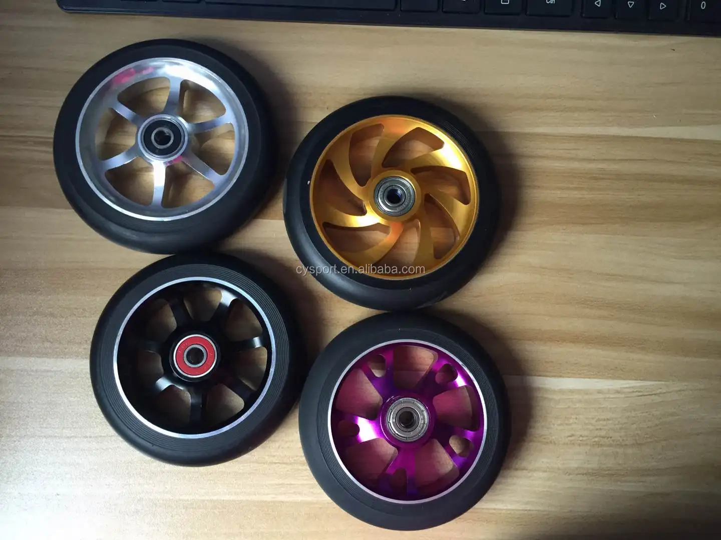 High Quality Pro Scooter Parts Custom 88a Pu High Rebound Scooter Wheels 110mm Buy 120mm