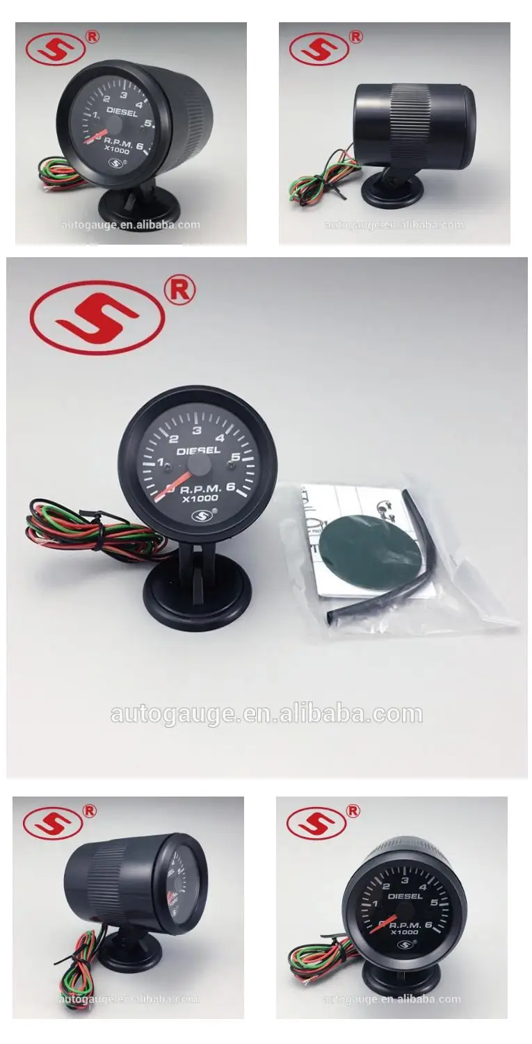 52 Mm Aluminum Rims Diesel Engine Tachometer Gauge Pointer Automobile Tachometer Buy Auto