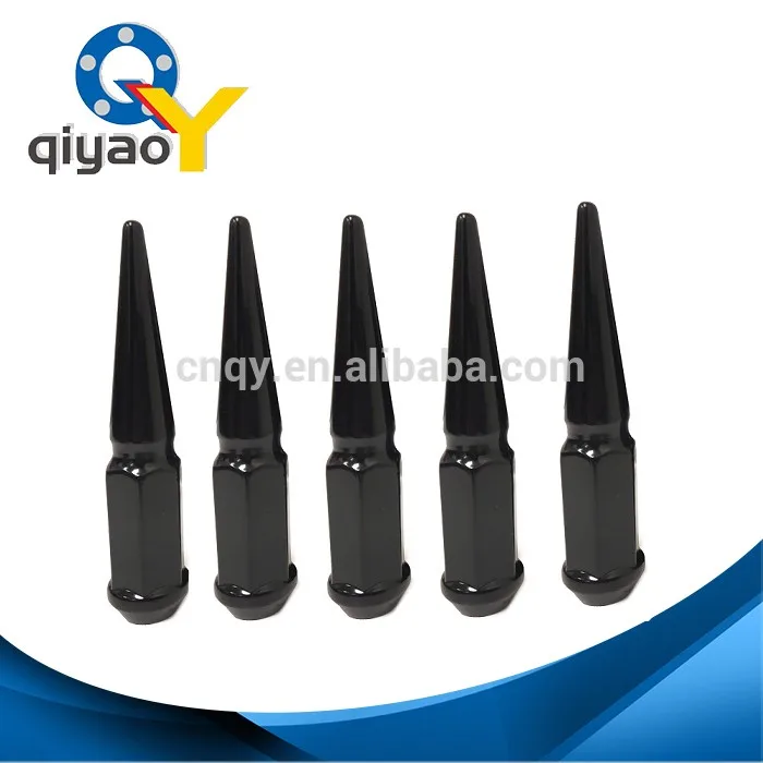 Wheel Mate Spiked Lug Nuts Set of 32 - Black 14x1.50