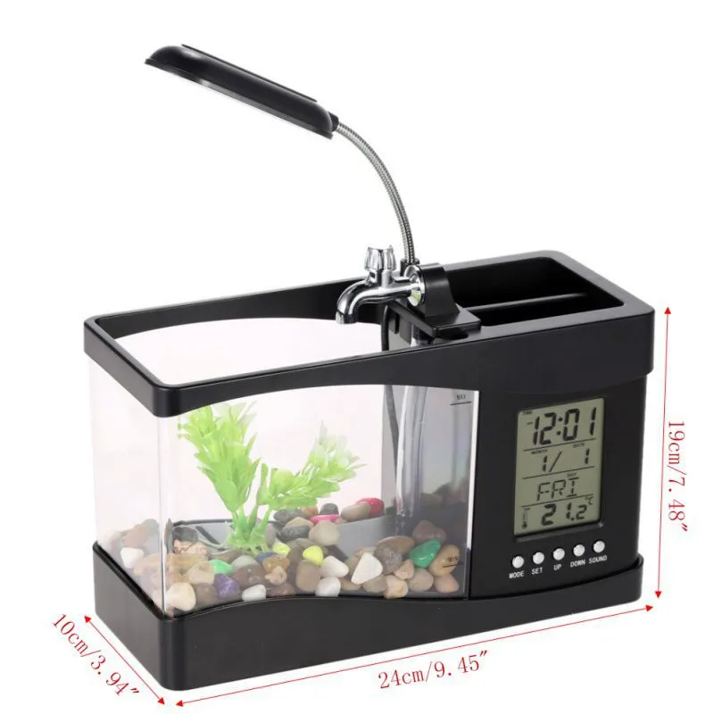 mini desktop fish tank