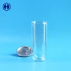 200# 200ml top grade empty clear PET plastic soft drink can with easy open end